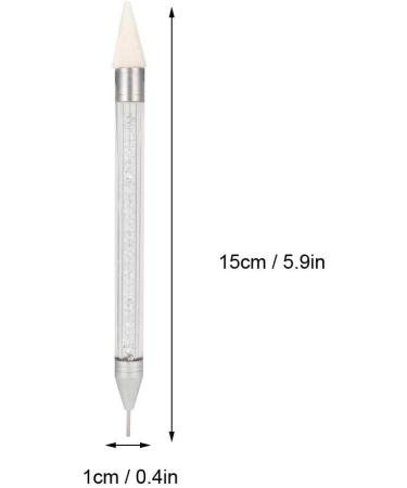 Nail Art Dotting Pen Stable And Durable Stylish And Beautiful Nail Dotting Pen for Home Beauty Salon(White crayon) - Buy Online on SooperMarket.com