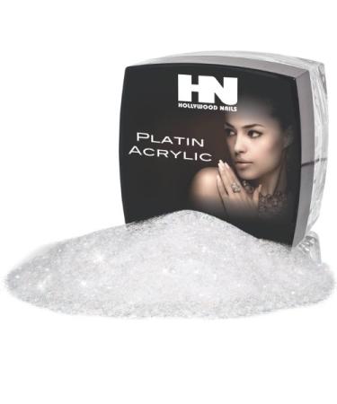 Hollywood Nails PLATINUM ACRYLIC FRENCH GLAMOUR WHITE
