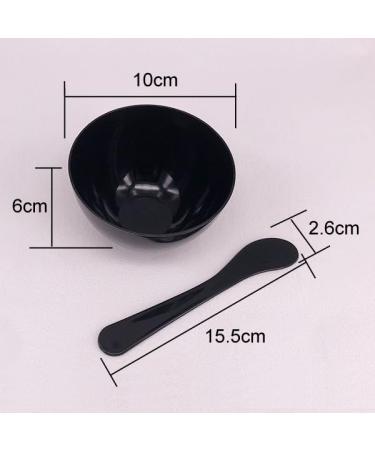 5 Sets Plastic Facial Mask Mixing Bowl & Spatula - DIY Skin Care Kit for Home & Salon Use - Buy Online on SooperMarket.com