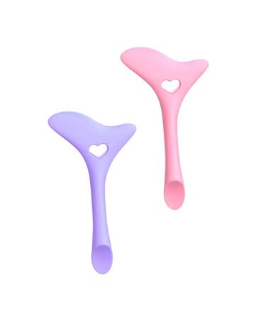2 Pcs Eyeliner Easy Makeup Tool Mascara Stencil Mask Multi-function Make up Tools Brush Stencil Eye Makeup Tool Makeup Tool Girl Cosmetic Eyelash Brush