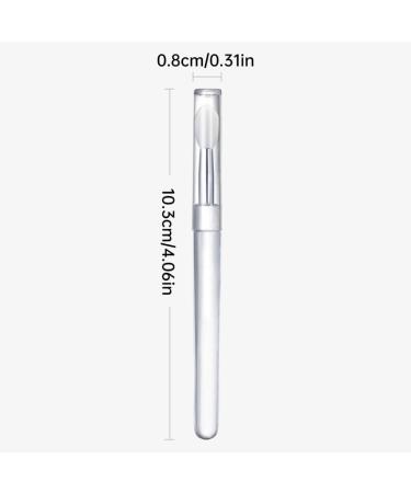 Silicone Lip Brushes - Portable Lipstick Applicator Wands & Mini Lip Scrub Brush (4PCS) | Exfoliate & Enhance Your Lips - Buy Online on SooperMarket.com