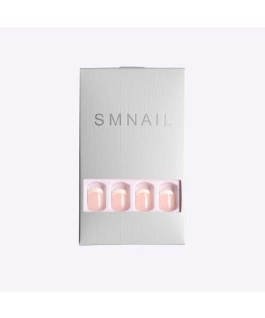 24 PC French Artificial Fingernails Set - Short False Nails for Nail Art Studio & DIY Embellishments - Buy Online on SooperMarket.com