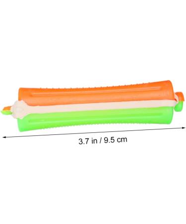 NOLITOY 8set 80pcs Curling Iron Hair Rollers Curling Wand Fashionable Hair Curler Two-color Rubber Band - Buy Online on SooperMarket.com