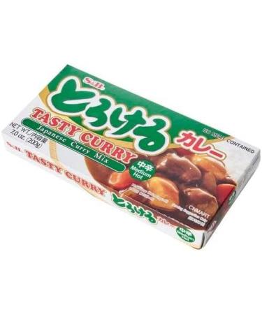 S&B Tasty Curry Japanese Curry Sauce Mix Medium Hot 200g (Pack of 3) by CNMART - Buy Online on SooperMarket.com