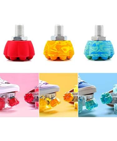 Nezylaf 2 Pack (Cat Paw) Roller Skate Toe Stops 82A PU Jam Plugs - Blue&Green - Buy Online on SooperMarket.com