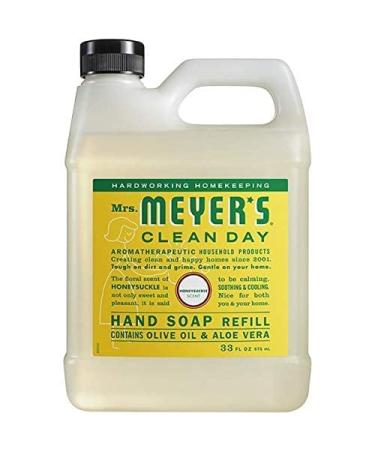 Mrs. Meyer's Honeysuckle Hand Soap Variety Pack - Refill and 1CT Hand Soap Included - Buy Online on SooperMarket.com