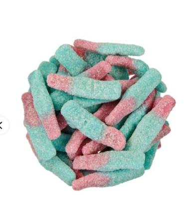 Giant Blue Pink Fizzy Cola (Halal Jelly) 15g Delicious Tasty And Twisty Treat Gift Hamper For Birthday Christmas Sold By Kidzbuzz