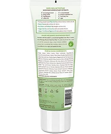 Babo Botanicals Purifying Swim & Sport 2-in-1 Shampoo & Wash - Baby & Kids - Passion Fruit Oil, Organic Aloe - 8 fl oz - Buy Online on SooperMarket.com