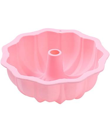 Cookie Cutter Grade Silicone Chocolate Flowers and Braided Baking Utensils Fondant Mold Gift Silicone Muffin Molds Pink flower pattern - Buy Online on SooperMarket.com