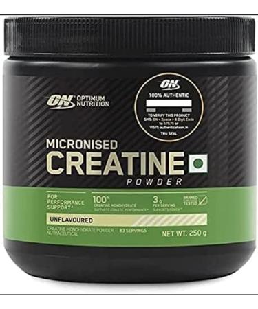 SENTA Maruti Blog Optimum Nutrition (ON) Micronized Creatine Powder - 250 Gram 83 Serves 3g of 100% Monohydrate per Serve Supports Athletic Performance & Power Unflavored 8.8 Ounce (Pack 4)