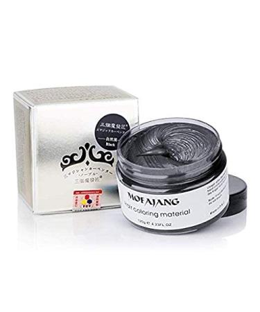 Temporary Hair Color Wax 4.23 oz | Instant Hairstyle Cream Pomade for Party & Cosplay | Easy Cleaning | Black - Buy Online on SooperMarket.com