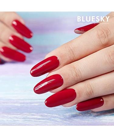 Bluesky Builder Gel Set with Nail Forms - Builder Gel Clear 15ml with application Nail Brush and 300 x Nail form stickers. For Nail extensions. Requires UV/LED Lamp - Buy Online on SooperMarket.com