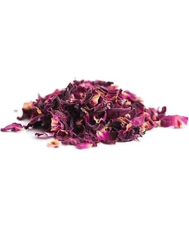 Dried Edible Rose Petals 100g by Virgolden - Premium Natural Flowers for Bath, Spa, Wedding Confetti & Crafts - Buy Online on SooperMarket.com