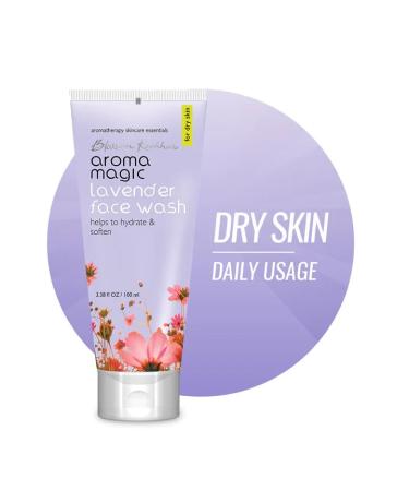 Aroma Magic Lavender Face Wash | Hydrating & Soothing Cleanser for Dry Skin | Anti-Aging Benefits | Refreshing 3.38 Fl Oz - Buy Online on SooperMarket.com