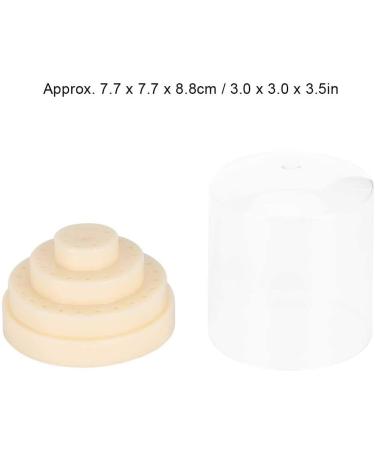 Nail Drill Bits Holder Polishing Grinding Wheel Bits Head Holder Nail Drill Holde 48 Holes for Nail Art Drill Bits for Nail Salon Nail Art School(MTJ-3/beige) - Buy Online on SooperMarket.com