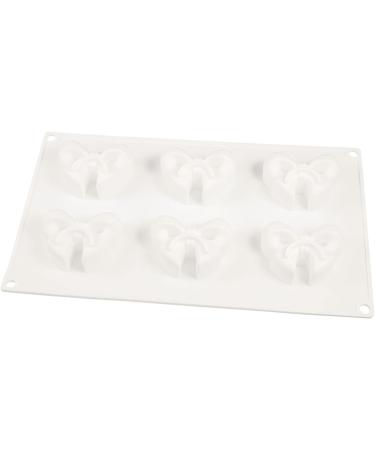 Ciieeo 3pcs Butterfly Fondant Silicone Popsicle Silicone Candy Molds Mini Bow Mold Pastry Molds Supple Cookie Mold Ice Cream Moulds Silicone Cakesicle Molds Chocolate Silica Gel Candle 29X17CMx3pcs White2x3pcs - Buy Online on SooperMarket.com