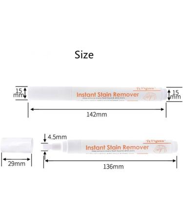 Stain Remover Pen - Wash Free Bleach Pen for Clothing | Remove Coffee Food Red Wine & Lipstick Stains | 3 Pack - Buy Online on SooperMarket.com