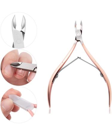 Cuticle Trimmer with Cuticle Pusher-Cuticle Pusher Cuticle Cutter Remover Cuticle Trimmer Nipper Nail Clipper Sets Nail Care Kit Professional Stainless Steel Manicure Pedicure Tools-3 PCS - Buy Online on SooperMarket.com