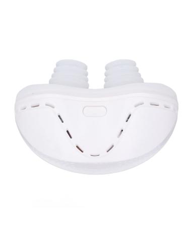 Prevent Snoring Device 3 Speed Blow Electric Relieve Snoring Device Relieve Anxiety for Daily Use(White)