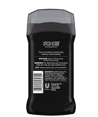 Axe Phoenix Deodorant Stick 3 oz (Pack of 2) Lavender - 6 oz Total - Buy Online on SooperMarket.com