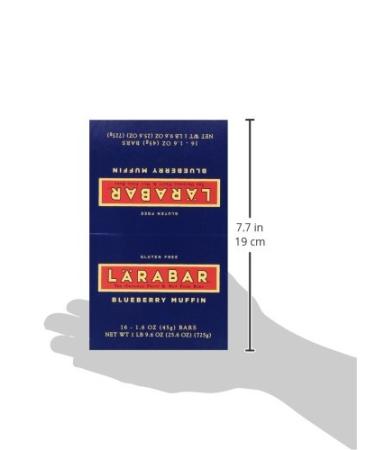 Larabar Blueberry Muffin - 16 Bars (1.6 oz Each) | Healthy Snack Option - Buy Online on SooperMarket.com