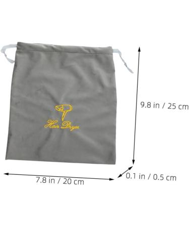 Mikinona 3pcs Hair Dryer Storage Bag Blow Dryer Hair Dryer Organizer Classic Curling Iron Fabric Travel 25.00X22.00X0.50CM 1 - Buy Online on SooperMarket.com