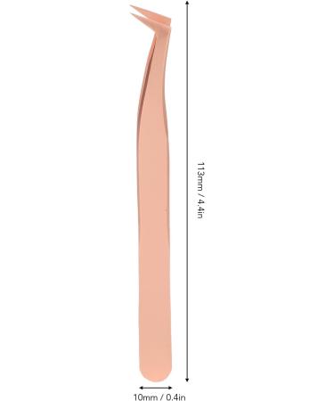 Eyelash Extension Tweezers - Stainless Steel Precise Grip Rose Gold Volume Tweezers for Lash Artists - Comfortable & Tight Tip - Buy Online on SooperMarket.com