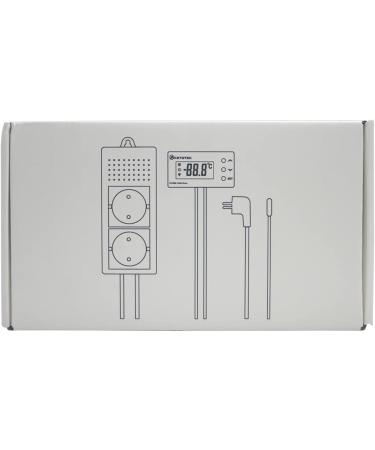 KetoTek KT4000 Digital Thermostat Socket 230V - Waterproof Sensor for Aquarium & Greenhouse Heating/Cooling - Buy Online on SooperMarket.com