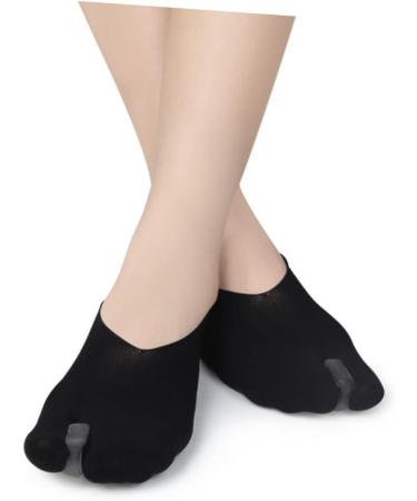 FOMIYES Men's Invisible Boat Socks Separator with Hallux Valgus Protector - Black, 1 Pair - Buy Online on SooperMarket.com
