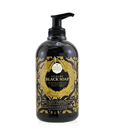 Nesti Dante Luxury Liquid Black Soap 16.9 oz - Activated Charcoal Cleanser | International Shipping Available - Buy Online on SooperMarket.com