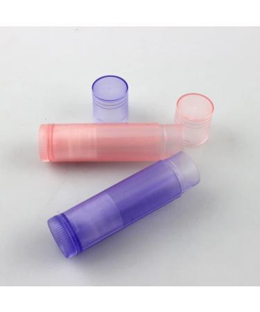 JIHUOO 20pcs 5ML Colorful Empty Lip Balm Tubes | Refillable Lipstick Containers for DIY Beauty - Buy Online on SooperMarket.com