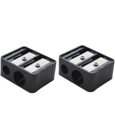 Professional Double Hole Cosmetic Pencil Sharpener for Eyebrow Lip Liner & Eyeliner | Essential Makeup Tool for School & Office Supplies - Buy Online on SooperMarket.com