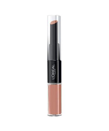 L'Oreal paris lips make -up infaillible lipstick 111 permanent blush /liquid lipstick for 24 hours full lips with moisturizing lip care - balm 1 Pack 111 permanent blush 1 piece (1 Pack)