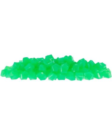 300 Colorful Fluorescent Stones - Bright Garden Pebbles for Walkways Aquariums & Lawn Decoration (Green 17x13mm) - Buy Online on SooperMarket.com