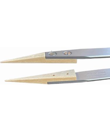 BUZZUFY Dumont Dumoxel tweezer 159 with wooden tips for scratch-sensitive components 110 mm for watchmakers - Buy Online on SooperMarket.com