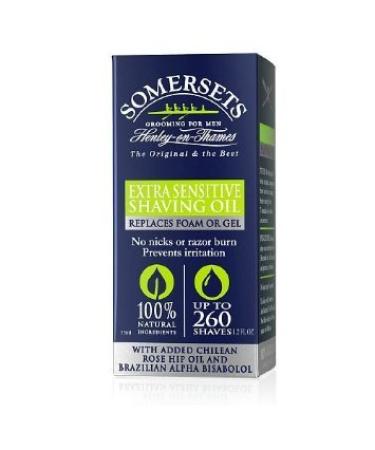 Somersets Extra Sensitive Shave Oil Maximum Glide 1.2 Oz by Somersets