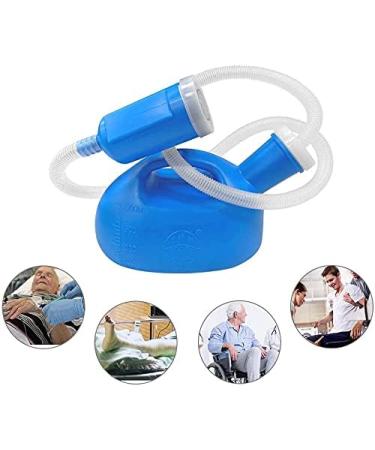 Male Urinal 2000ml-50" Long Tube with Lid Male Urinal Bottles with Cover Male Portable Urinal Pee Bottles Incontinence Seniors Traveling Driving Camping (Blue) - Buy Online on SooperMarket.com
