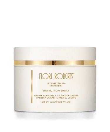 Flori Roberts Shea Nut Body Butter Premium Moisturizer for Rough Dry Skin Nourishing Body Cream for Women of Color or Darker Skin Tones 8 oz