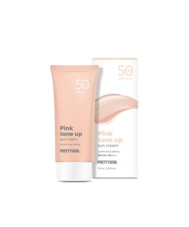 Waterproof Pink Tone up Sunscreen with Natural Pink Tint Long-lasting Shea Butter & Chamomile Extract Zinc Oxide Titanium Dioxide For a Radiant Complexion Pink Tone-up
