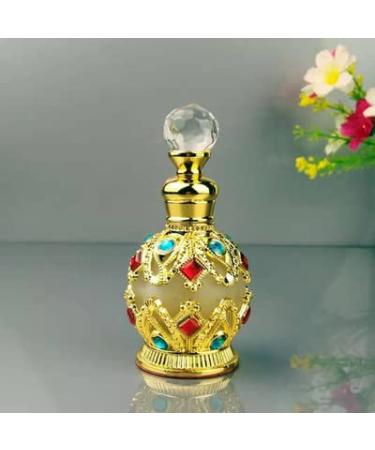 Liwein Vintage Perfumed Bottles - Refillable 15ml Glass Perfume Bottles (2 Pack) - Crystal Small Empty Fragrance Bottles for Travel & Personal Use - Buy Online on SooperMarket.com