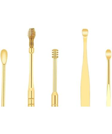 Ear Cleaner Wax Removal Tool - Tyrant Gold Earpick Sticks for Earwax Removal and Ear Care - Buy Online on SooperMarket.com