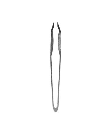 Rubis Tweezers Sweezer Silver - Eyebrow tweezers with slanted tip