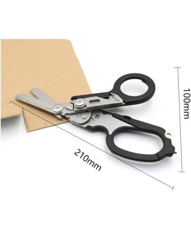 6-In-1 Raptor Emergency Shears Foldable Tool - Blue | Tactical Pliers & Scissors for Camping & Survival - Buy Online on SooperMarket.com