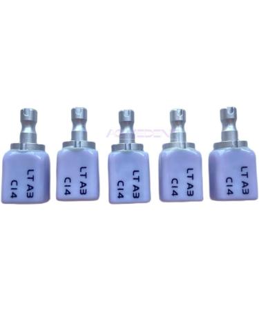 5Pcs/Lot Dental CAD CAM Block Glass Ceramic C14 Blocks LT A3 Fits MCXL Universal Mandrel Check Pictures - Buy Online on SooperMarket.com