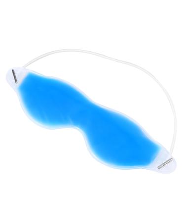 KOMBIUDA Cold Eye Pads Cooling Eye Paste Silicone Gel Eye Mask Gel Eye Cooling Eye Patches Cold Eye Patch Ice Eye Gel Sleep Eye Silicone Eye Patches Eye Gel Pads Cold The Summer Blindfold medium Blue