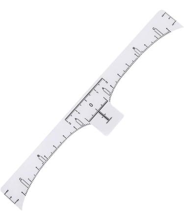NOLITOY 100pcs Disposable Eyebrow Ruler Eyebrow Stencil Kit Disposable Gauge Eyebrow Trimming Caliper - Buy Online on SooperMarket.com