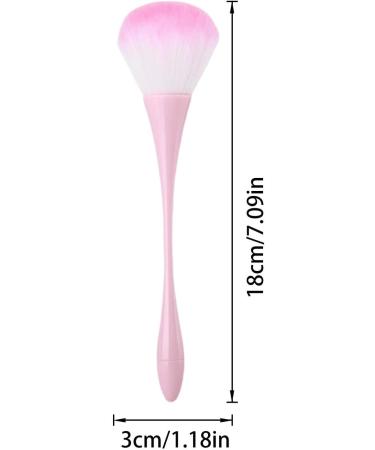 Jomewory Powder Makeup Brush | Blush Makeup Brush with Slim Waist Face Makeup Tool Nail & Cosmetic Brushes for Large Coverage Loose Powder Bronzer pink - Buy Online on SooperMarket.com