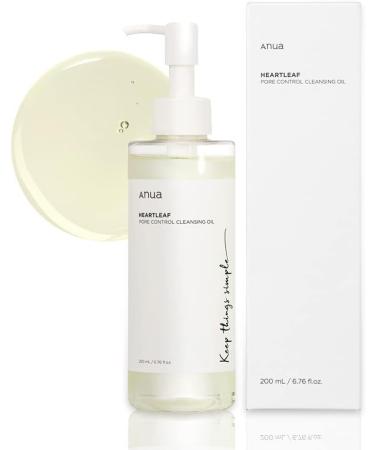 Heartleaf Pore Control Cleansing Oil Lightweight Facial Cleanser Daily Makeup Blackheads Removal For All Skin Types (01)