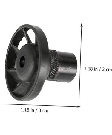 MUSISALY 2pcs Electric Grinding Chuck Door Knob Protector Blower Attachment Nut Grinder Black Plastic - Buy Online on SooperMarket.com