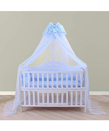 JOYLIFE Baby Toddler Bed Crib Dome Canopy Netting - Blue | Protects Against Insects and Mosquitoes - Buy Online on SooperMarket.com